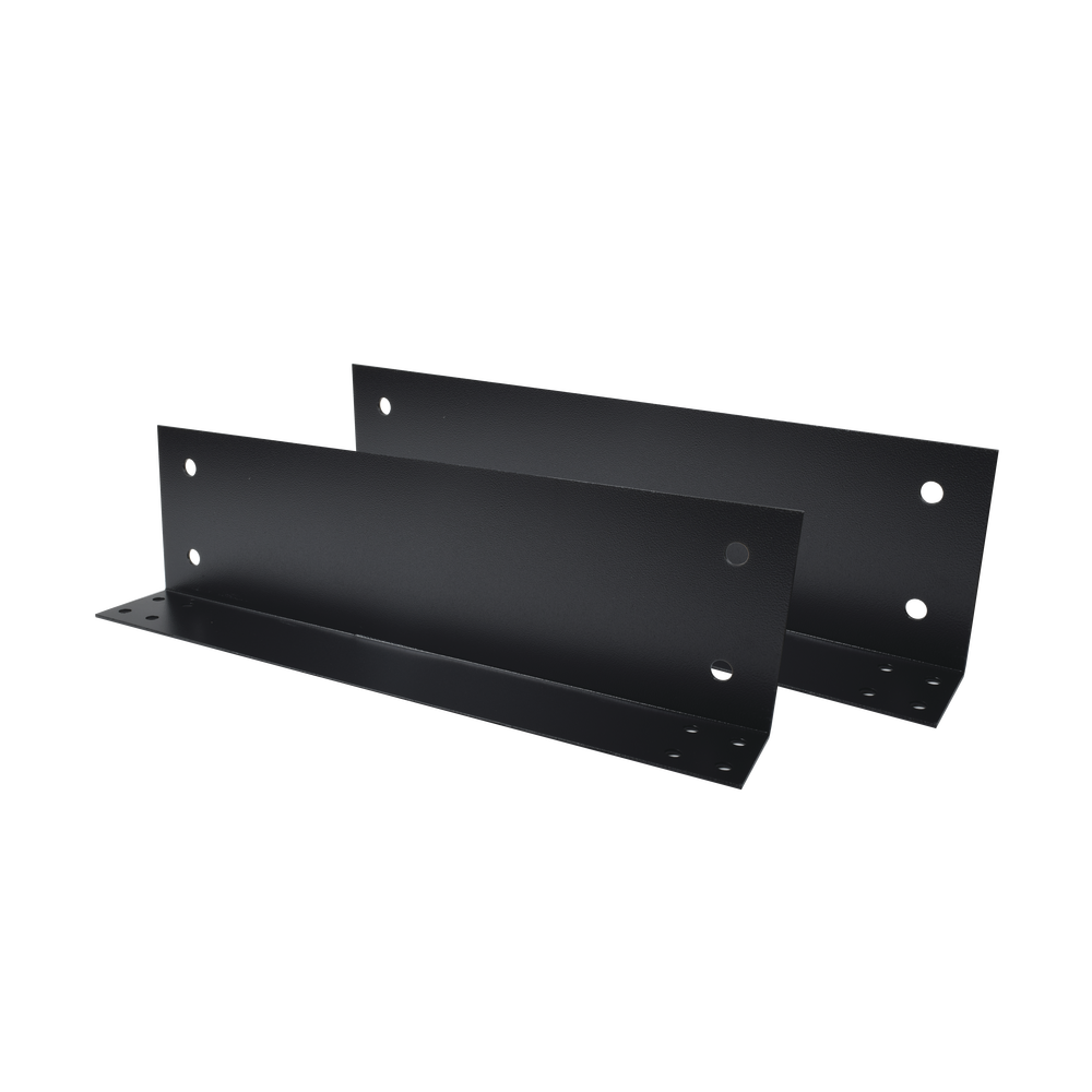 Rack de 2 Postes, Estándar 19", 45 Unidades, Fabricado en Acero, Base "L" para Anclar a Piso.
