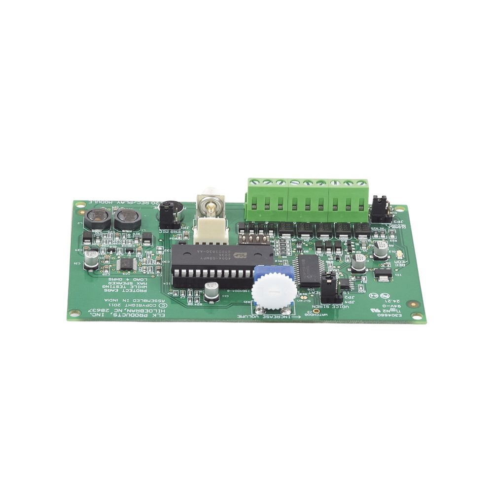 Voice and Siren Recording Module/ Audio Output/ Up to 4 different messages/ 2 different siren tones/ 8 min recording