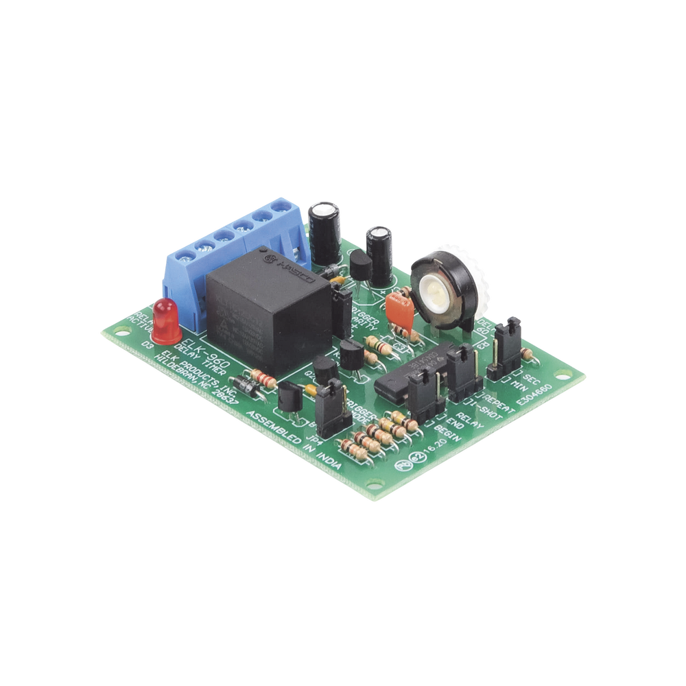 Relay with Timer.