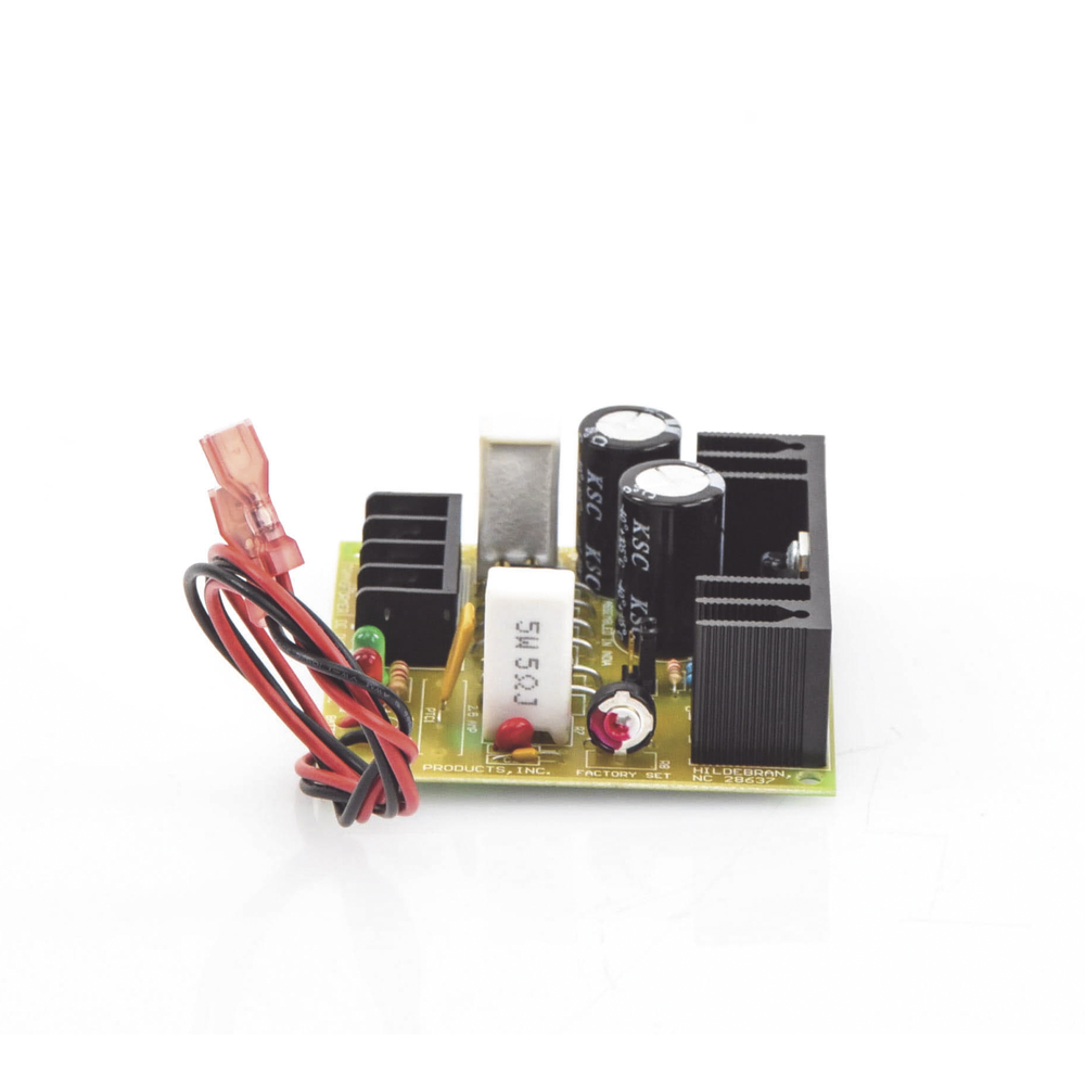 6VDC, 12VDC and 24VDC power supply with battery backup.