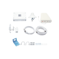Kit Amplificador de Señal Celular 5G, 4G, 3G, VoLTE y Voz convencional. Funciona con Todos los Operadores. Soporta Múltiples Dispositivos y Tecnologías. Hasta 1200 metros cuadrados de Cobertura