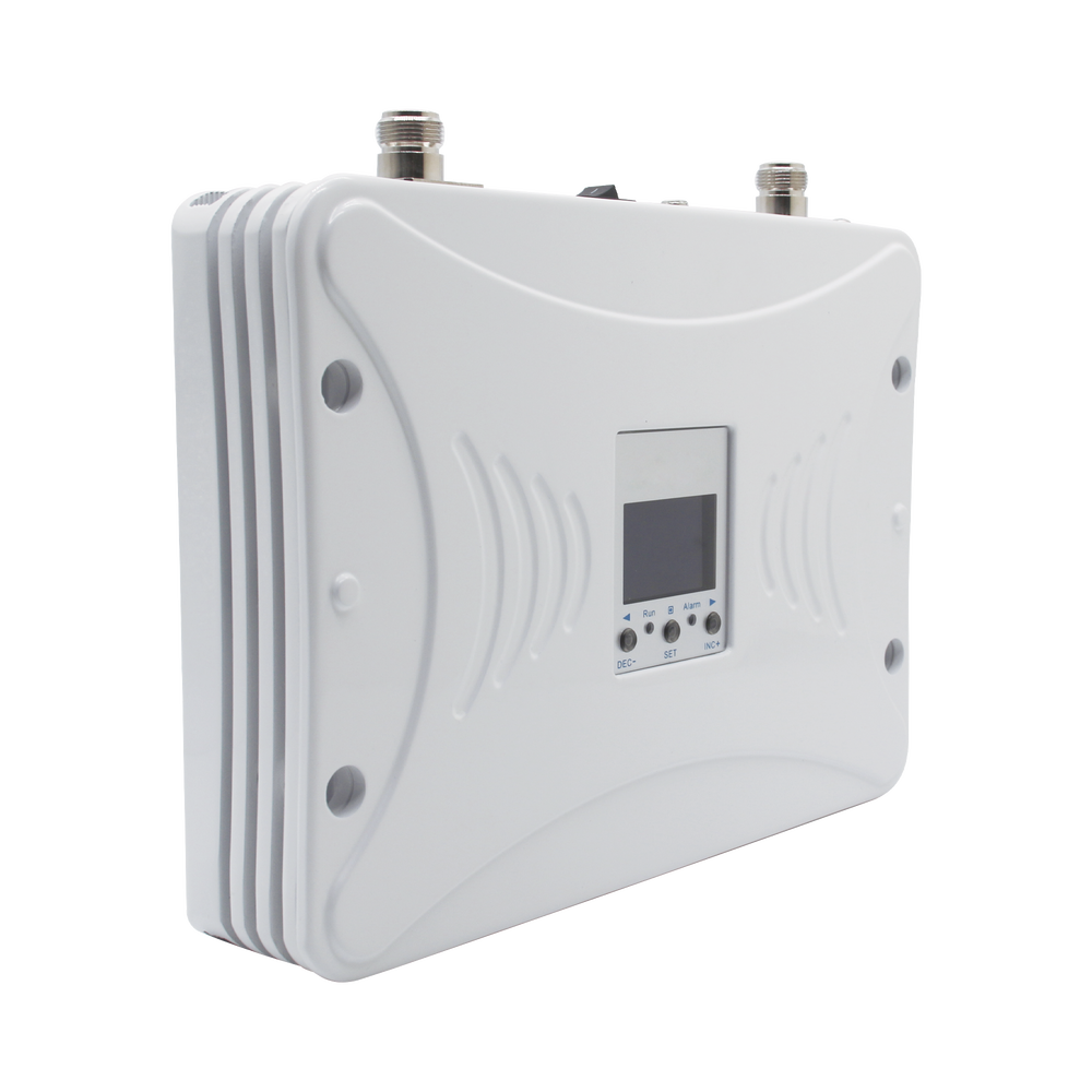 4G LTE, 3G, and Voice Cellular Signal Booster Kit. Works with all carriers. Supports multiple devices and technologies. Coverage up to 1,000 square meters.
