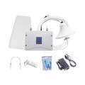Kit Amplificador de Señal Celular 4G LTE, 3G y Voz. Funciona con Todos los Operadores. Soporta Múltiples Dispositivos y Tecnologías. Hasta 1000 metros cuadrados de Cobertura
