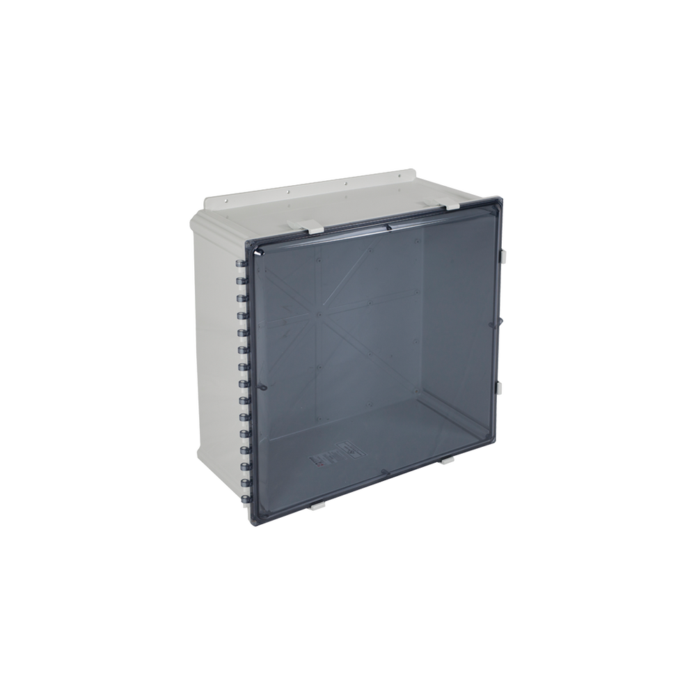 Gabinete de Policarbonato, IP66 para Uso en Interior o Exterior, Puerta Ahumada y Removible