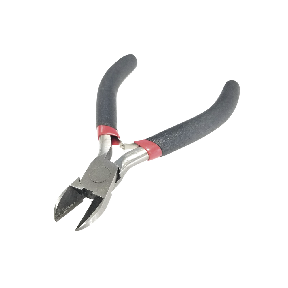 Juego de 3 Mini Pinzas de Corte de 5". Incluye: Pinza de Punta Redonda, Diagonal y Punta de Aguja.