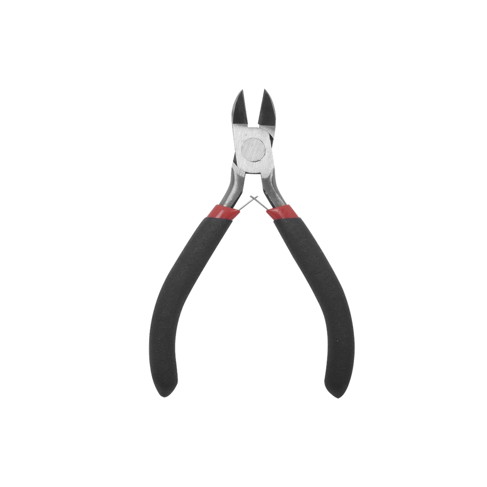 Juego de 3 Mini Pinzas de Corte de 5". Incluye: Pinza de Punta Redonda, Diagonal y Punta de Aguja.