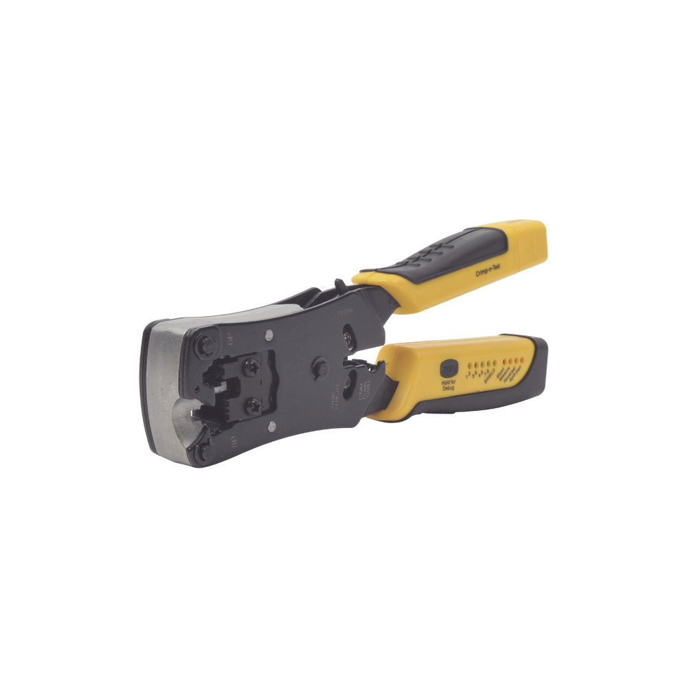 3-in-1 Pliers: Wire Stripper/ Terminator/ UTP Tester. Modular Test Plug for RJ45/RJ11/RJ22.