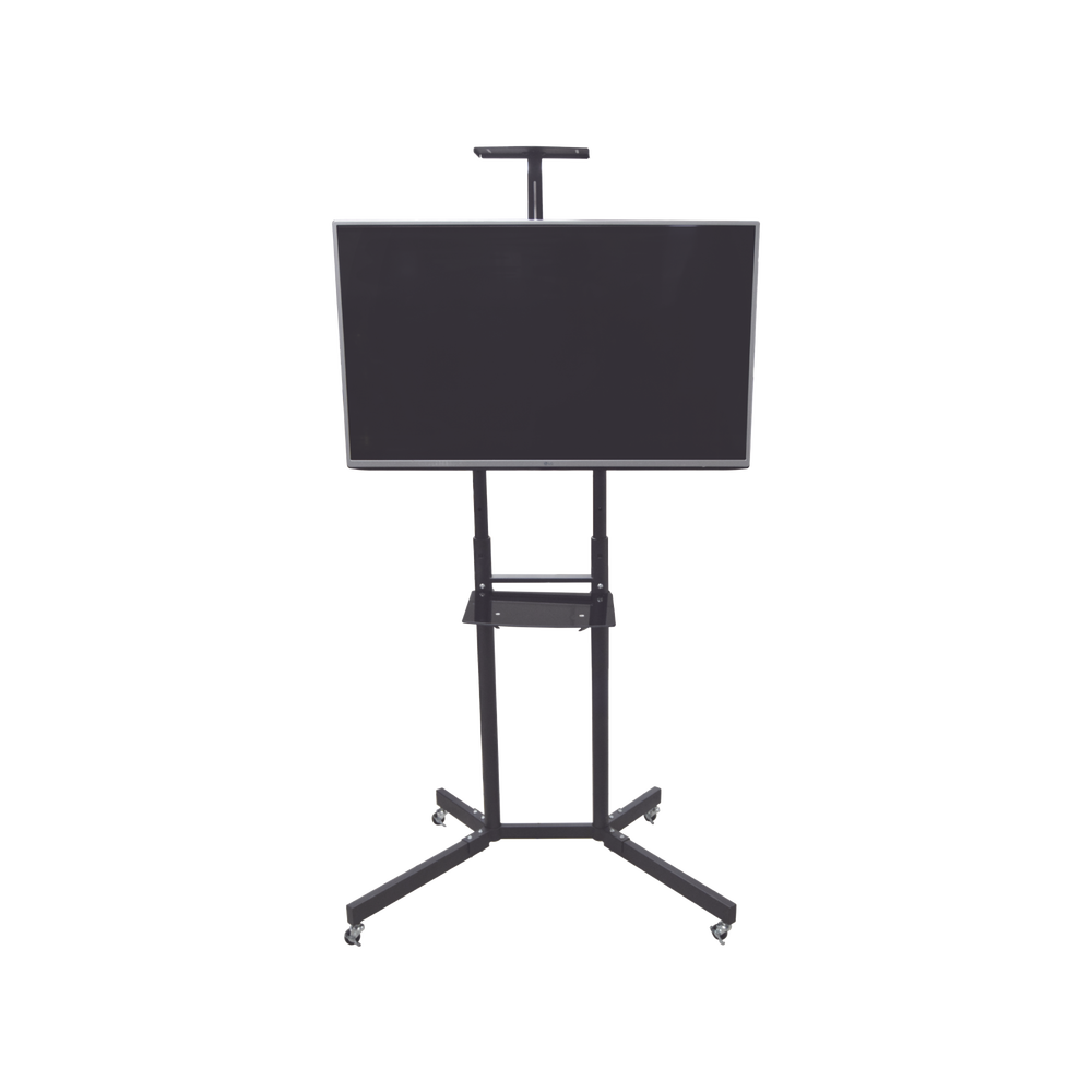 Monitor Stand with Wheels / Compatible with Monitors from 32" to 65" / Base for Placing Additional Accessories / VESA 600 x 400