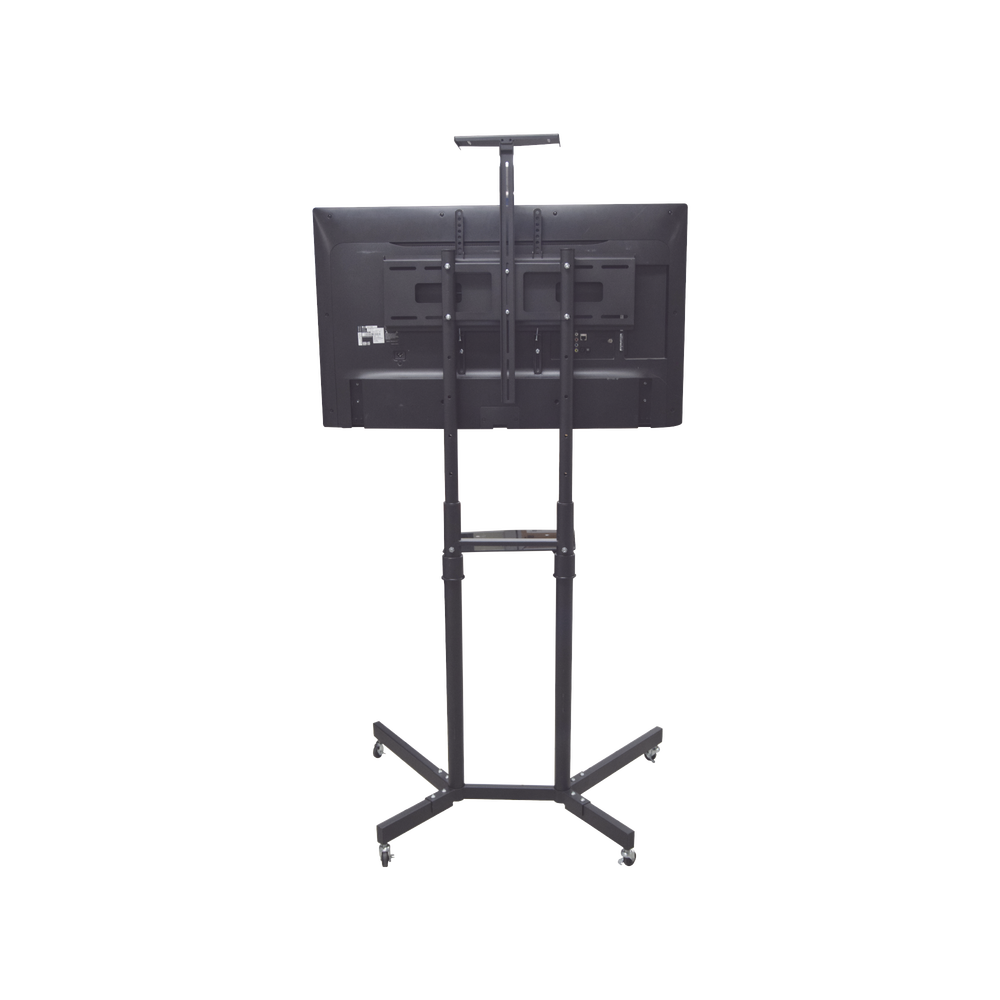 Monitor Stand with Wheels / Compatible with Monitors from 32" to 65" / Base for Placing Additional Accessories / VESA 600 x 400
