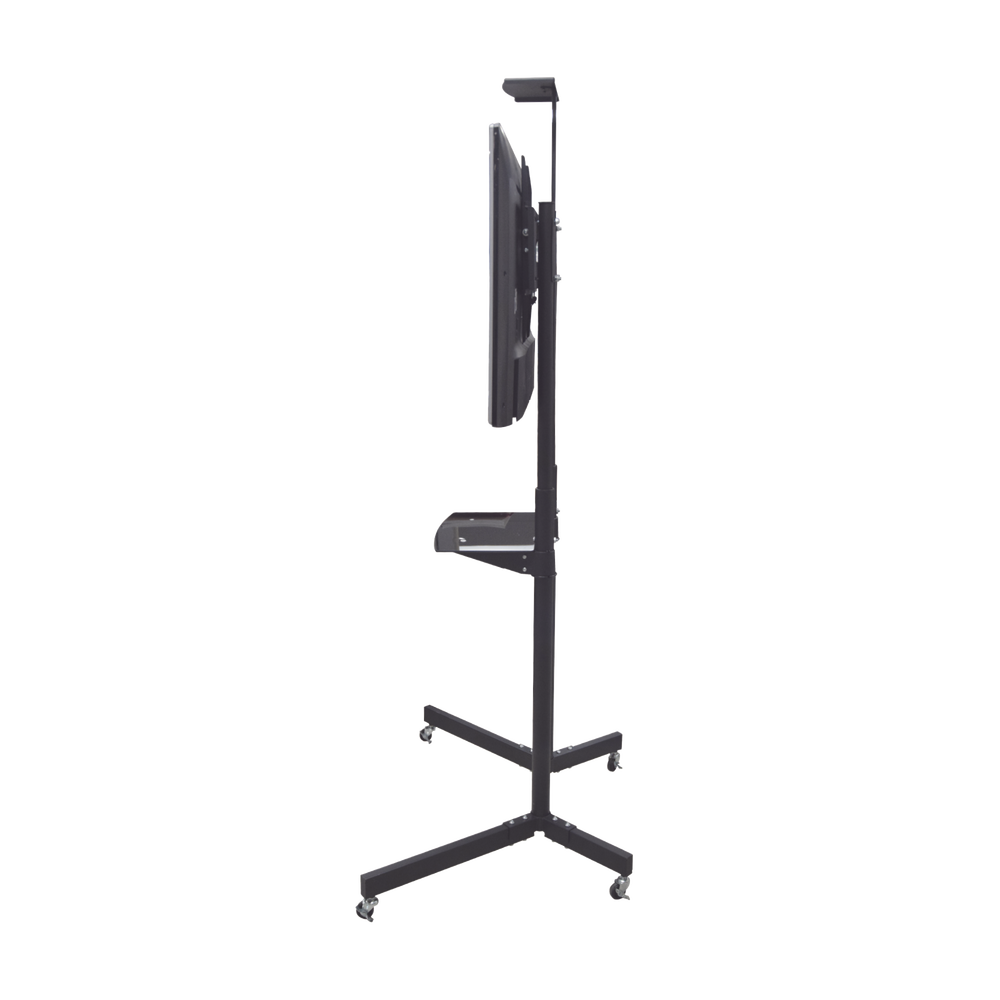Monitor Stand with Wheels / Compatible with Monitors from 32" to 65" / Base for Placing Additional Accessories / VESA 600 x 400