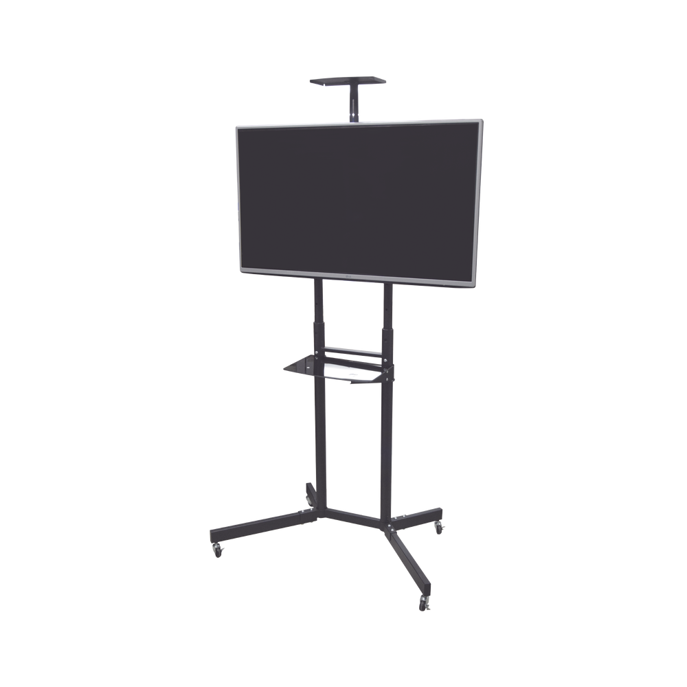 Soporte de Pantalla con Ruedas / Compatible con Monitores dee 32 "a 65" / Base para Colocar Accesorios Adicionales / Vesa 600 x 400