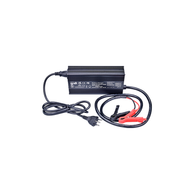 Cargador de Baterías de Litio / 20A / 12.8V / Entrada 100-240V AC / Protecciones Múltiples / Certificaciones Internacion