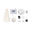 Kit Amplificador de Señal Celular 3G, 2G y VOZ. Soporta Múltiples Operadores, Dispositivos y Tecnologías Simultáneamente. Doble banda.  Mejora la señal en interiores de Hasta 500 metros cuadrados.
