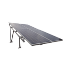 Aluminum mounting kit for a concrete roof or floor for a 2 x 2 40mm thick photovoltaic module array