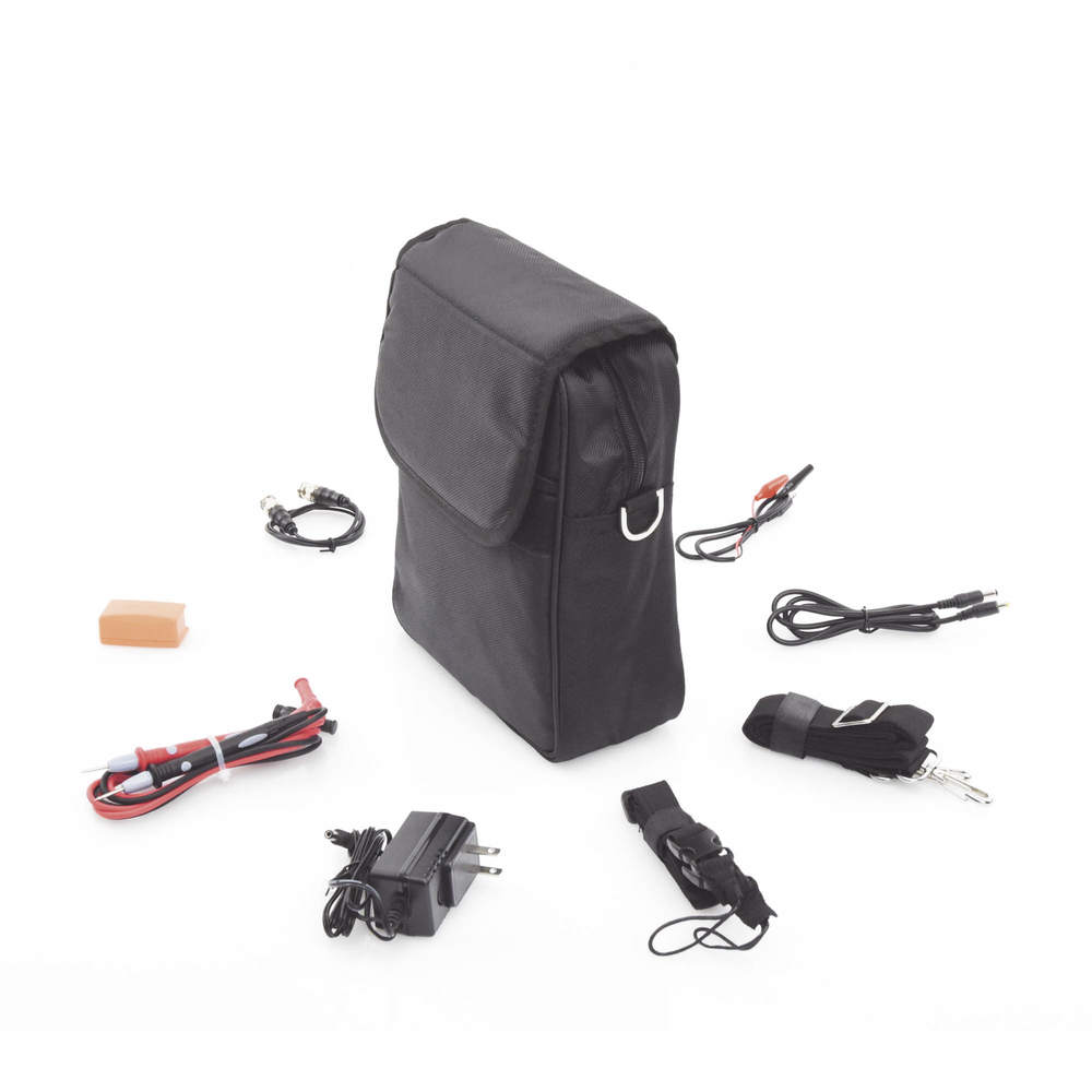 Kit de accesorios para probadores de vídeo EPMONTVI incluye: maleta, probador de cable, cables de conexion.