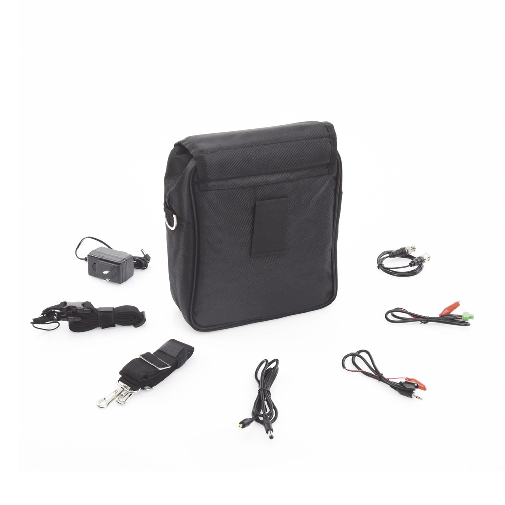Kit de accesorios para probadores de vídeo EPMONTVI incluye: maleta, probador de cable, cables de conexion.