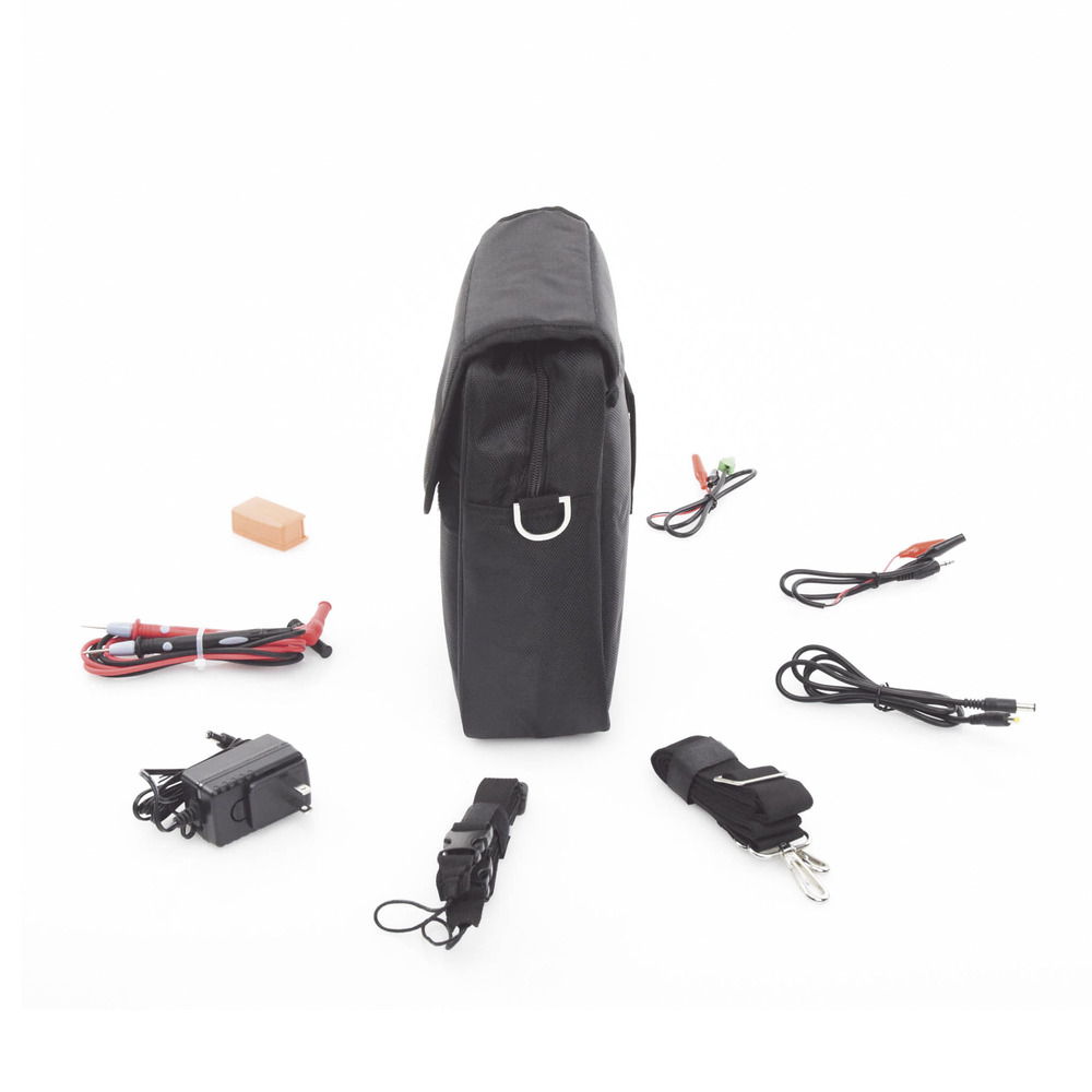 Kit de accesorios para probadores de vídeo EPMONTVI incluye: maleta, probador de cable, cables de conexion.