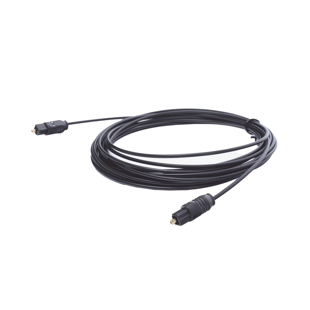4.6m Toslink Fiber Optic Cable, Ideal for Sending Digital Audio for High-Quality Systems, Compatible with VSSL Amplifiers