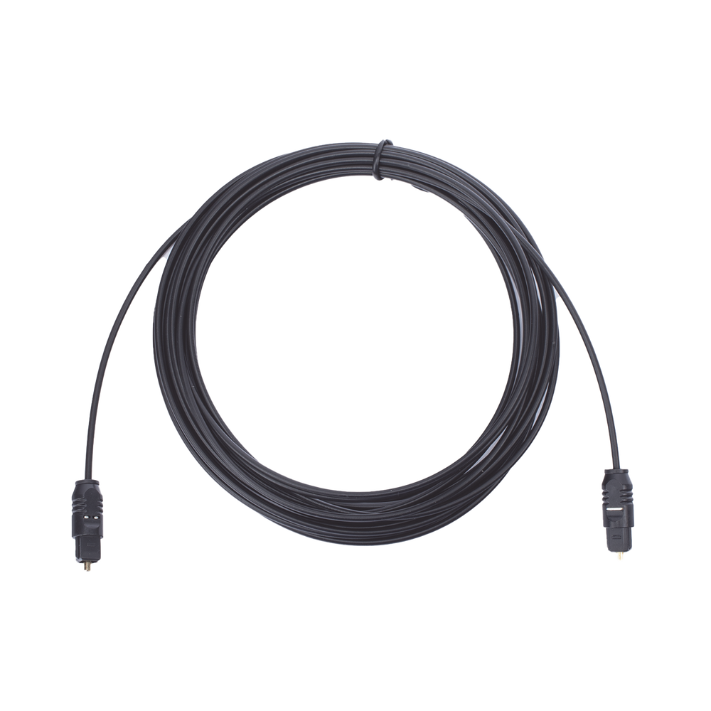 Cable Toslink de Fibra Óptica de 4.6m, Ideal para Mandar Audio Digital para Sistemas de Alta Calida, Compatible con Amplificadores VSSL 