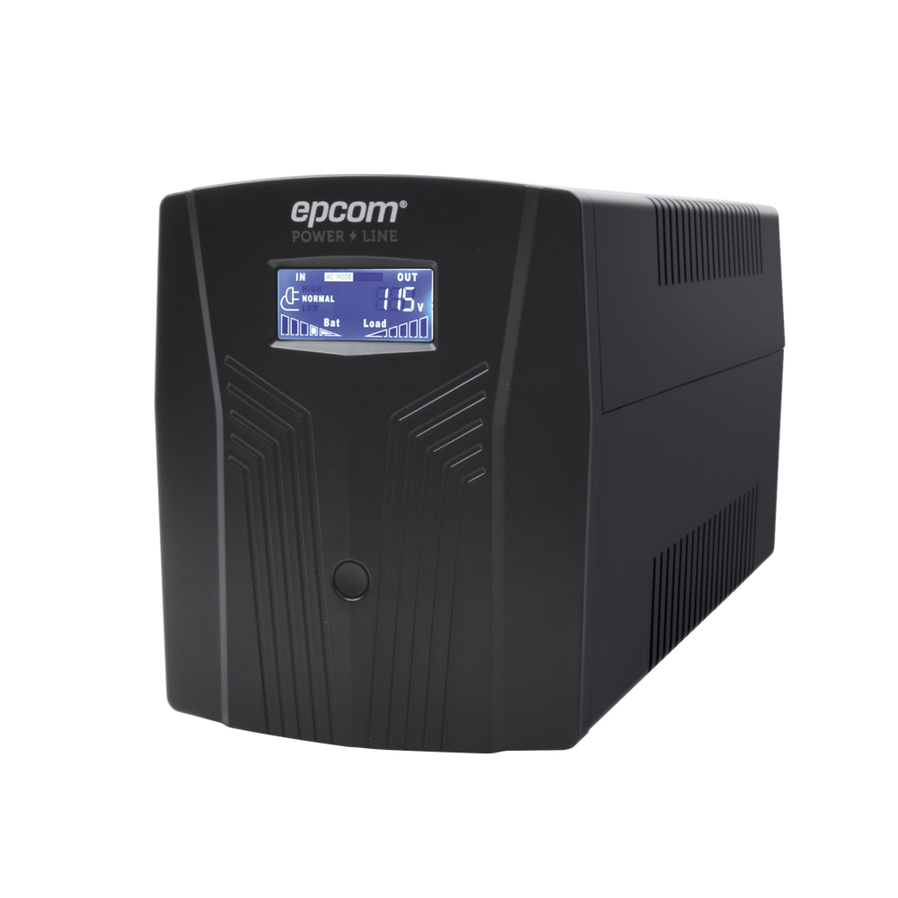 UPS de 1200VA/720W /  Entrada y Salida 220 Vca /Topología Línea Interactiva / Regulador de Voltaje AVR 80-150 Vca / Clavija NEMA 5-15P / 6 Tomas NEMA 5-15R
