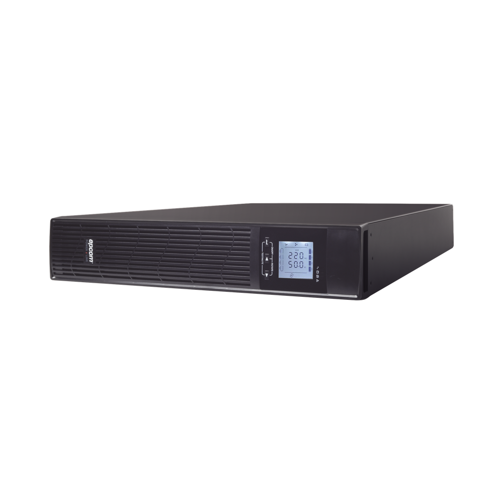 3000VA/2700W UPS / On-Line Double-Conversion Topology with Internal Batteries / 120 Vac Input and Output / NEMA L5-30P Input Plug / Configurable LCD Display / Rack/Tower Format