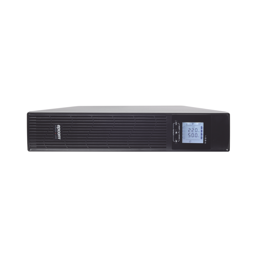 UPS de 3000VA/2700W / Topología On-Line Doble Conversión / Entrada y Salida de 220 Vca / Clavija de Entrada NEMA 5-30P / Pantalla LCD Configurable / Formato Rack/Torre