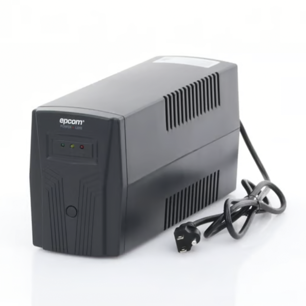 UPS de 600VA/360W / Topología Línea Interactiva / Entrada y Salida 120 Vca / Clavija NEMA 5-15P / 4 Tomas NEMA 5-15R