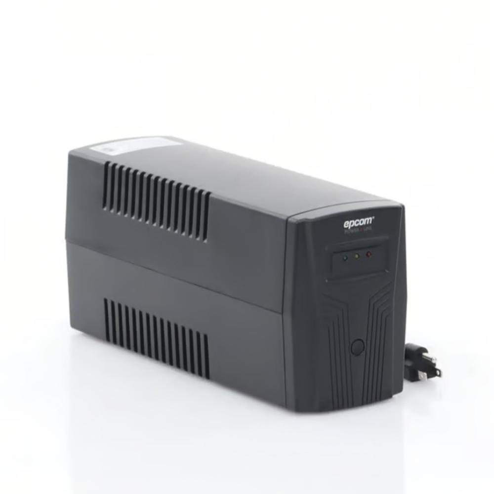 UPS de 850VA/510W / Topología Línea Interactiva / Entrada y Salida 120 Vca / Regulador de Voltaje AVR 80-150 Vca / Clavija NEMA 5-15P / 4 Tomas NEMA 5-15R