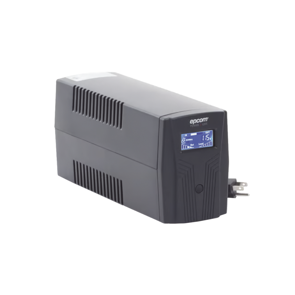 UPS de 850VA/510W / Topología Línea Interactiva / Entrada y Salida 120 Vca / Clavija NEMA 5-15P / 6 Tomas NEMA 5-15R