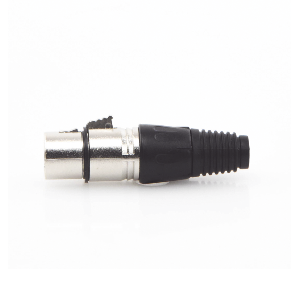 3-Pin Female XLR Connector, Ideal for Microphone Connections, Mixers, Professional Audio Equipment