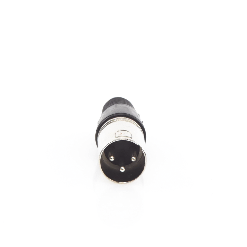 3-Pin XLR Male Connector, Ideal for Microphone Connections, Mixers, Professional Audio Equipment