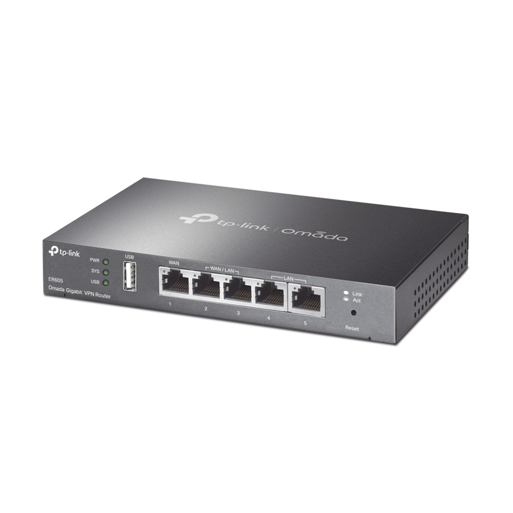 VPN Router - SDN Multi-WAN Gigabit / 2 Gigabit LAN ports / 1 Gigabit WAN port / 2 configurable LAN/WAN ports / 25,000 Concurrent Sessions / Centralized Management OMADA SDN