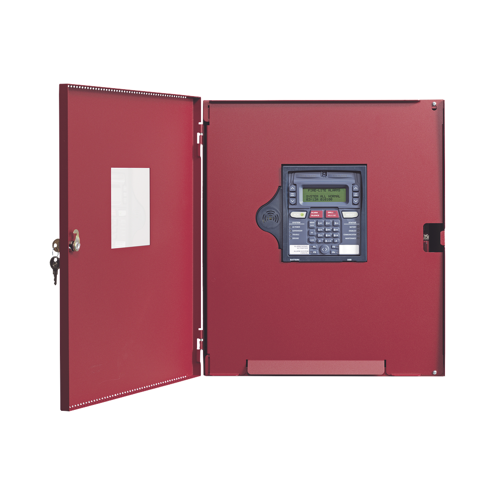 Addressable Fire Detection Panel / 318 Points: 159 Detectors and 159 Modules / Expandable up to 954 Points / 4 NACs / With Communicator