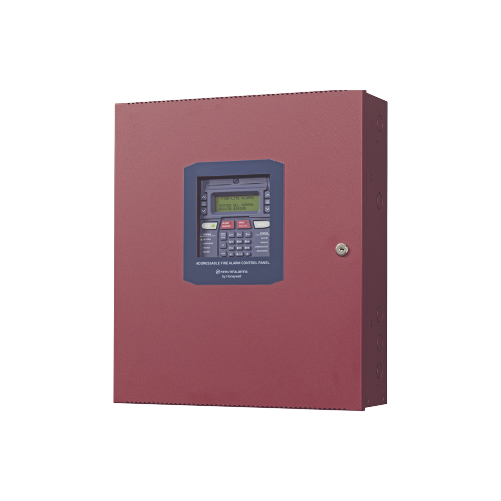 Addressable Fire Detection Panel / 50 Points in Any Combination of Detectors and Modules / 2 NACs / No Communicator