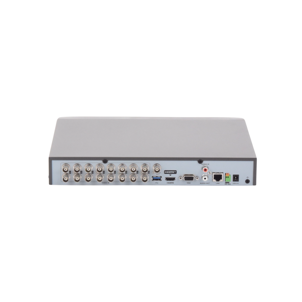 DVR 4 Megapixel / 16 Canales TURBOHD + 8 Canales IP / 1 Bahía de Disco Duro / Audio por Coaxitron / Evita Falsas Alarmas / Salida de Video en Full HD