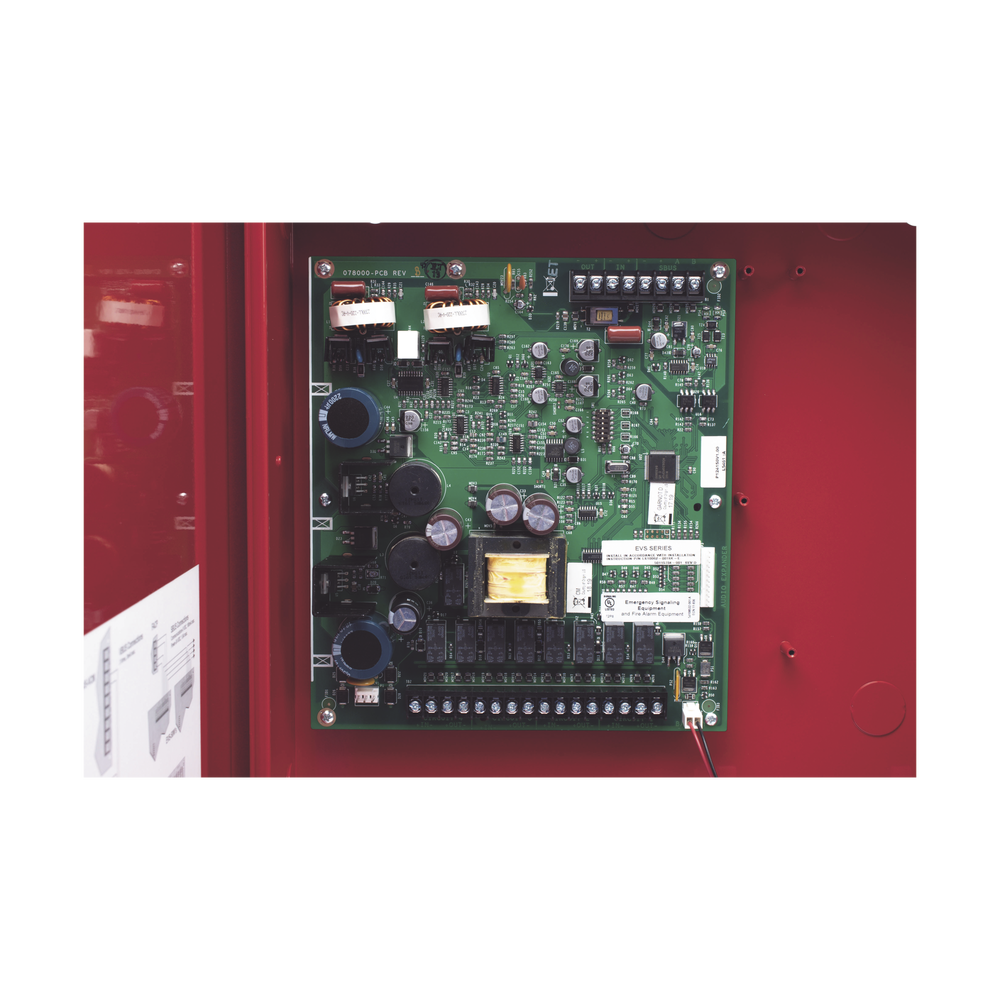 50-watt amplifier with 4 paging circuits for Silent Knight 6000 Series panels