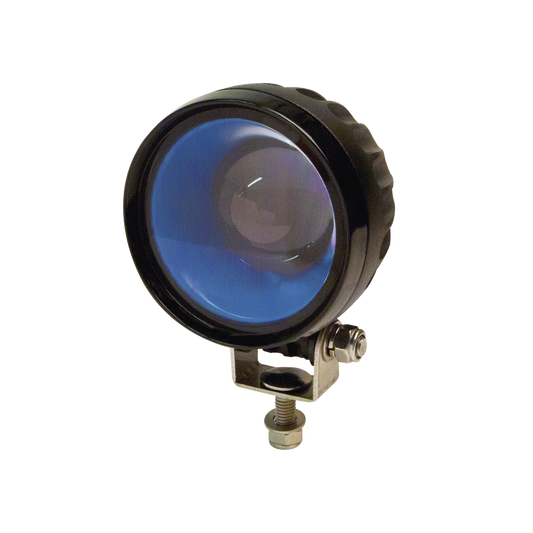 Luz de advertencia peatonal preventiva, de flecha azul