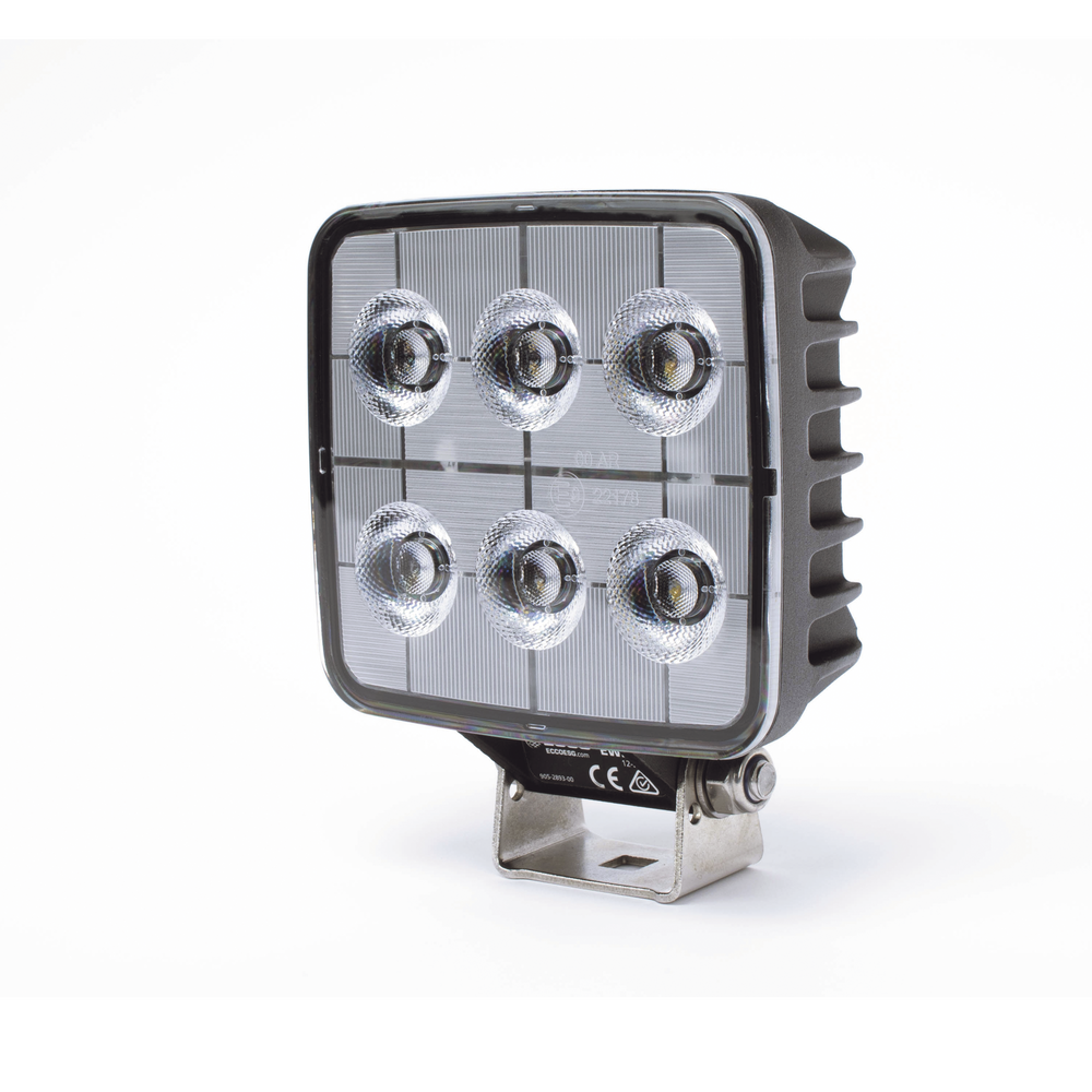 6 LED work light, 12-24 Vdc, 2800 lumens