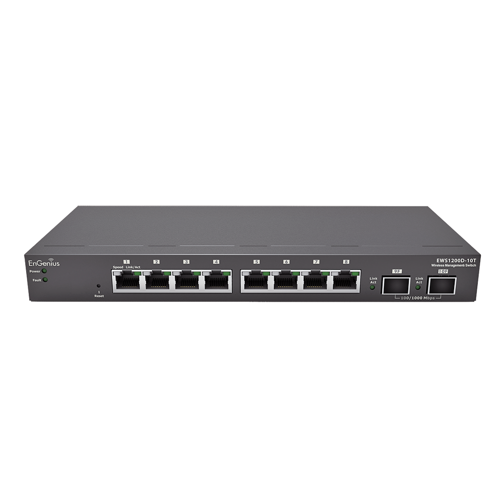 Neutron Series 8-Port Gigabit Layer 2 Managed Switch.