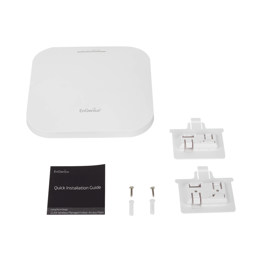 WiFi 6 Access Point, 4x4 for High User Capacity, Mesh Mode, Up to 2,400 Mbps (5 GHz) and 1,148 Mbps (2.4 GHz), Supports PoE 802.3at