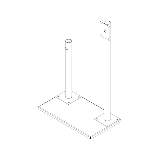 Base de Demostración para Antena FORCE y Cámara HIKVISION.