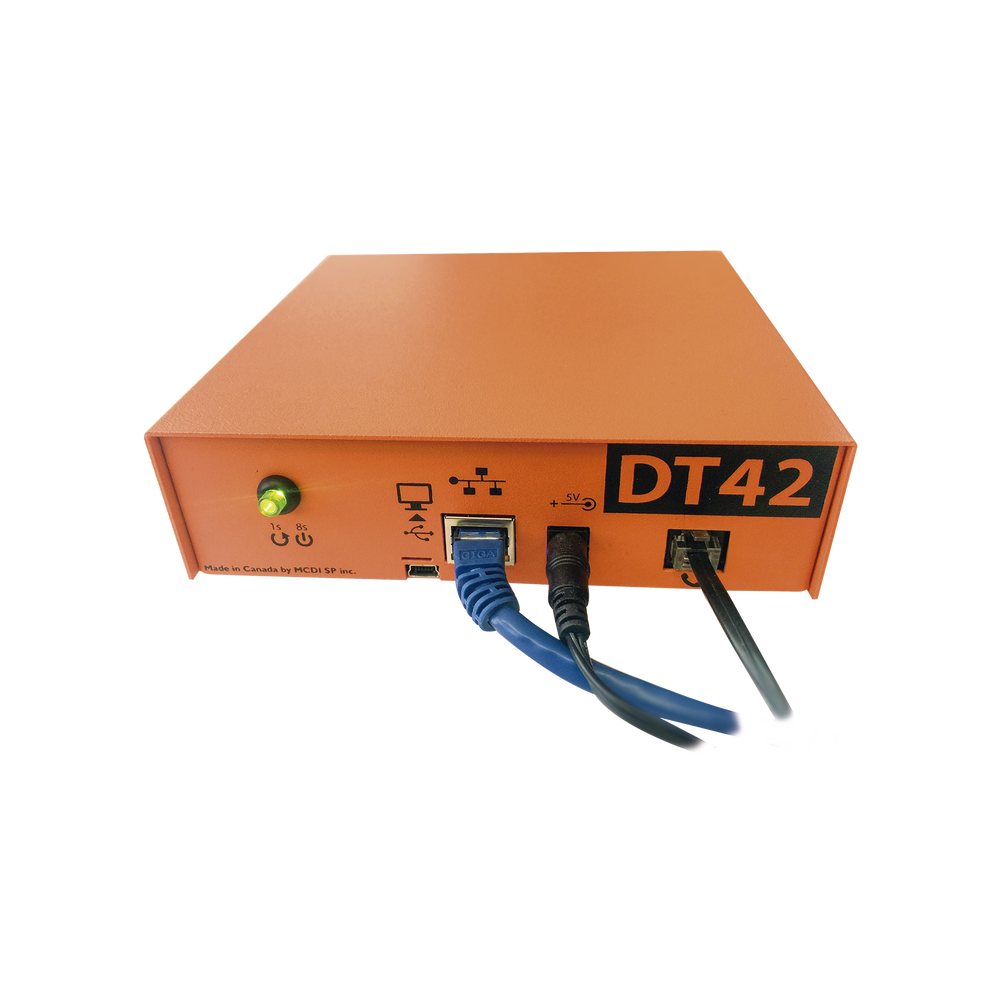 Hybrid IP alarm receiver, with 1 telephone input, IDEAL for your monitoring center, receives Mini014GV2, MN02LTEM, PRO4GLTEM, and M2M series