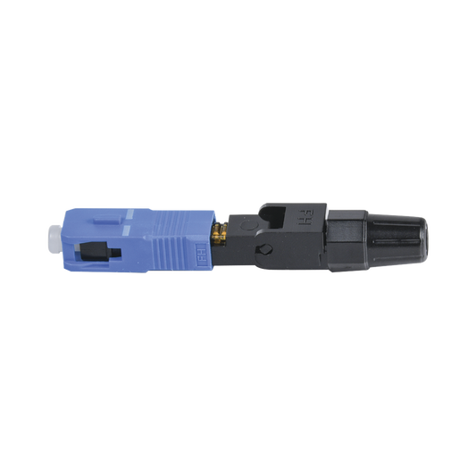 Conector Rápido de Instalación en Campo, Monomodo, SC/UPC, pre-pulido, re-terminable, ideal para Aplicaciones FTTx