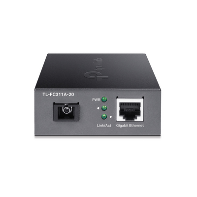 FC311A-20 CONVERTIDOR D/MEDIOS GIGABIT WDM A MONOMODO SC SIMPLEX HASTA 20 KM, PARA SU FUNCIONAMIENTO REQUIERE EL MODELO 