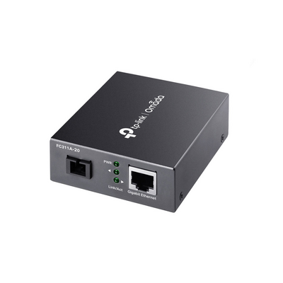FC311A-20 CONVERTIDOR D/MEDIOS GIGABIT WDM A MONOMODO SC SIMPLEX HASTA 20 KM, PARA SU FUNCIONAMIENTO REQUIERE EL MODELO 