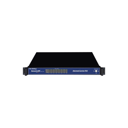 Sensor de Seguridad Perimetral por Fibra Óptica Sensitiva / Para Montaje en Rack (19'') / 8 Zonas de Protección/ De 0 hasta 800m