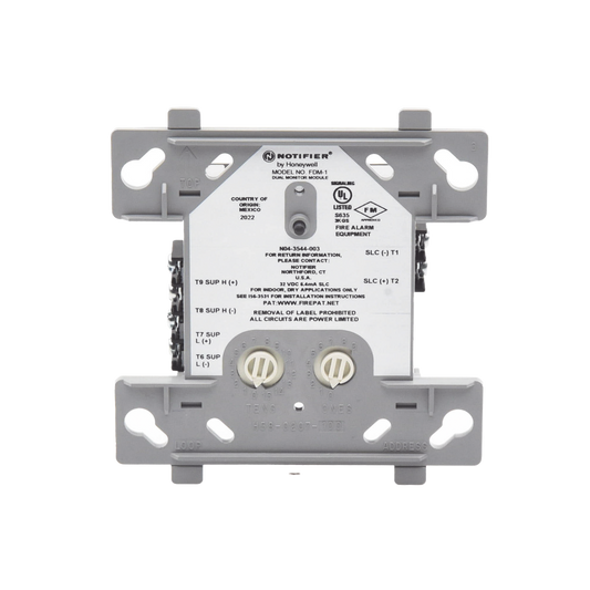 Módulo de Monitoreo Doble / Direccionable / Tecnología FlashScan® / Supervisa 2 Zonas Independientes