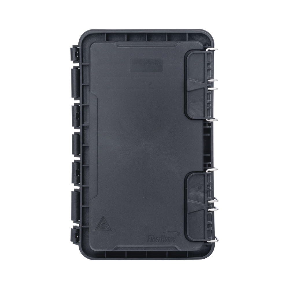 Fiber Optic Distribution Box, Up to 96 Splices, Outdoor IP65, Black