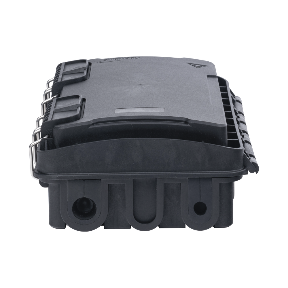 Fiber Optic Distribution Box, Up to 96 Splices, Outdoor IP65, Black