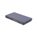 Switch no administrable PoE+ Extended, Aislamiento VLAN de 16 puertos + 2 combo TP/SFP Gigabit y Pantalla 